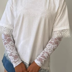BLUSA ALINE ALGODÃO RENDA