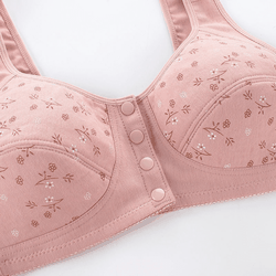 Sutiã sem Bojo de Algodão com Fecho Frontal -  Soft Plus
