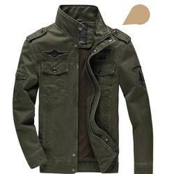 Jaqueta Militar Masculina Plus Size M-6XL - Algodão e Poliéster