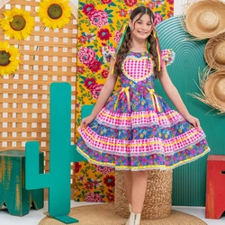 Vestido Junino - Estampado Floral Color 
