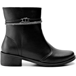 Bota Feminina Montaria Rasteira Cano Baixo