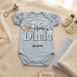BODY EU AMO A DINDA BEBE BRINCALHÃO