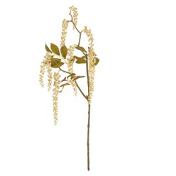 Folhagem Com Sementes E Galhos Creme Outono 55cm