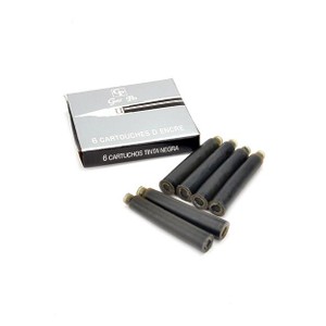 Cartucho Gold Pen Tinteiro C/6 - Preto