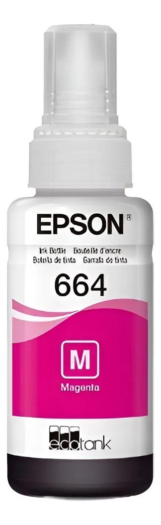 Refil De Tinta Epson T664 Vermelho Magenta - T664320-AL