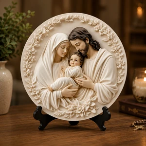 Decoração Familia Sagrada- Maria José e o menino Jesus