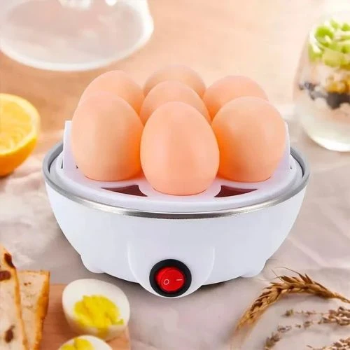Cozedor Elétrico de Ovos Portátil para Até 7 Ovos