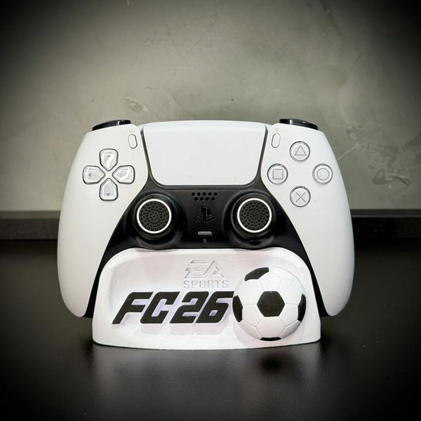 Suporte Premium Para Controle Dualsense Ps5 FC 25 (fifa 26) de luxo pintado a mão Pronta Entrega+ Chaveiro de brinde