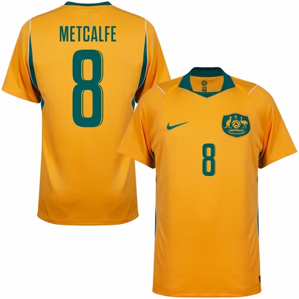 Camisa Seleção Austrália Home 2026/27 Metcalfe 8