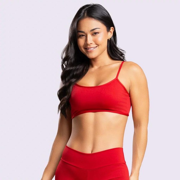 Kit 3 Top Cropped de Academia com Decote nas Costas - Alças Finas e Tecido Leve