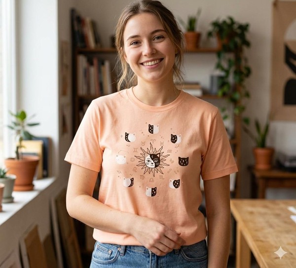 CAMISETA FEMININA 47903 PULLA PULLA LARANJA