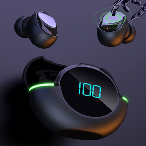 Fone de ouvido Bluetooth 5.1 Gamer Y80 de grande desempenho Design ergonômico na cor preta 
