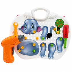 Kit Educativo Infantil Monta E Desmonta Com Parafusadeira