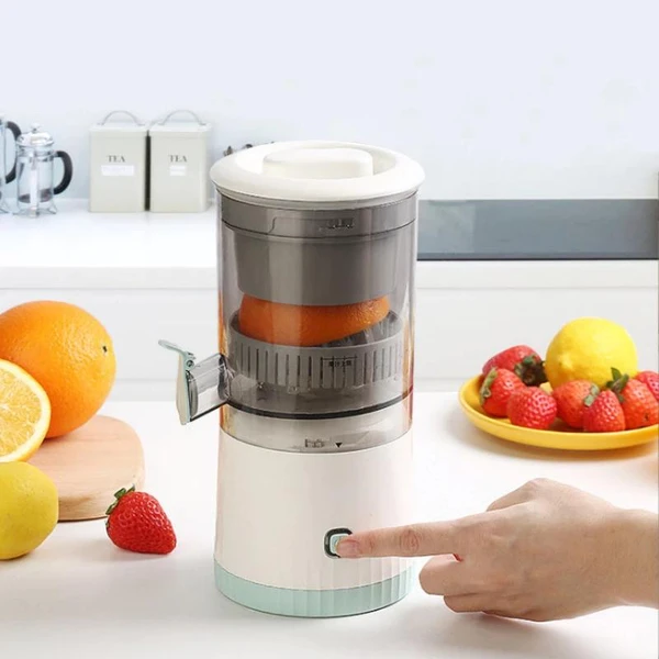 Espremedor Elétrico Recarregável USB para Laranja e Limão | Suco Natural em Segundos