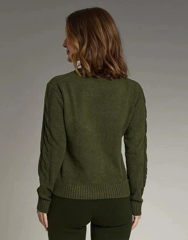 Blusa Trançada Varena De Inverno Velour