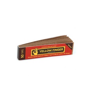 Piteira de Papel Yellow Finger - Brown (Un.)