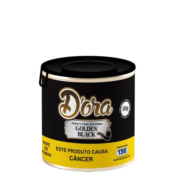 Fumo para Cachimbo Dora Golden Black - Lt (50g)