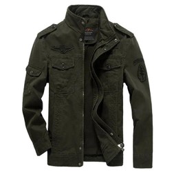 Jaqueta Militar Masculina Plus Size M-6XL - Algodão e Poliéster