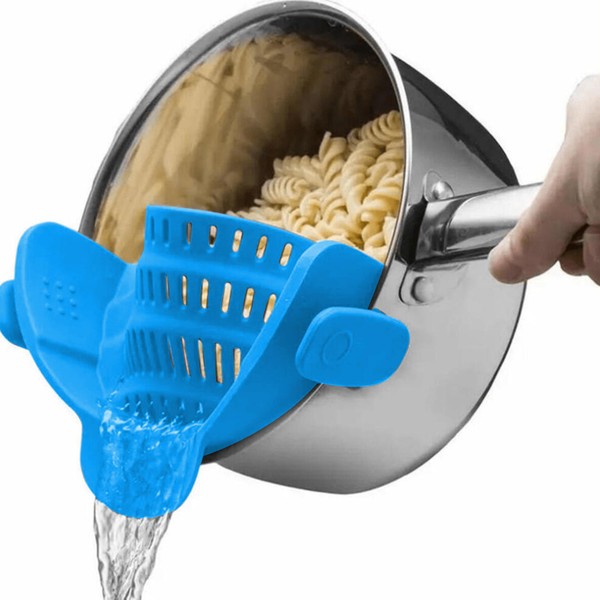 1 peça, filtro, filtro de panela, clipe ajustável no filtro para panelas e tigelas, filtro de panela de cozinha