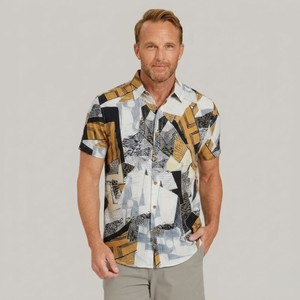 Camisa Vinser Riviera Geo