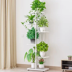 Estante Suporte para Plantas com 6 Níveis | Ideal para Jardim, Varanda e Sala