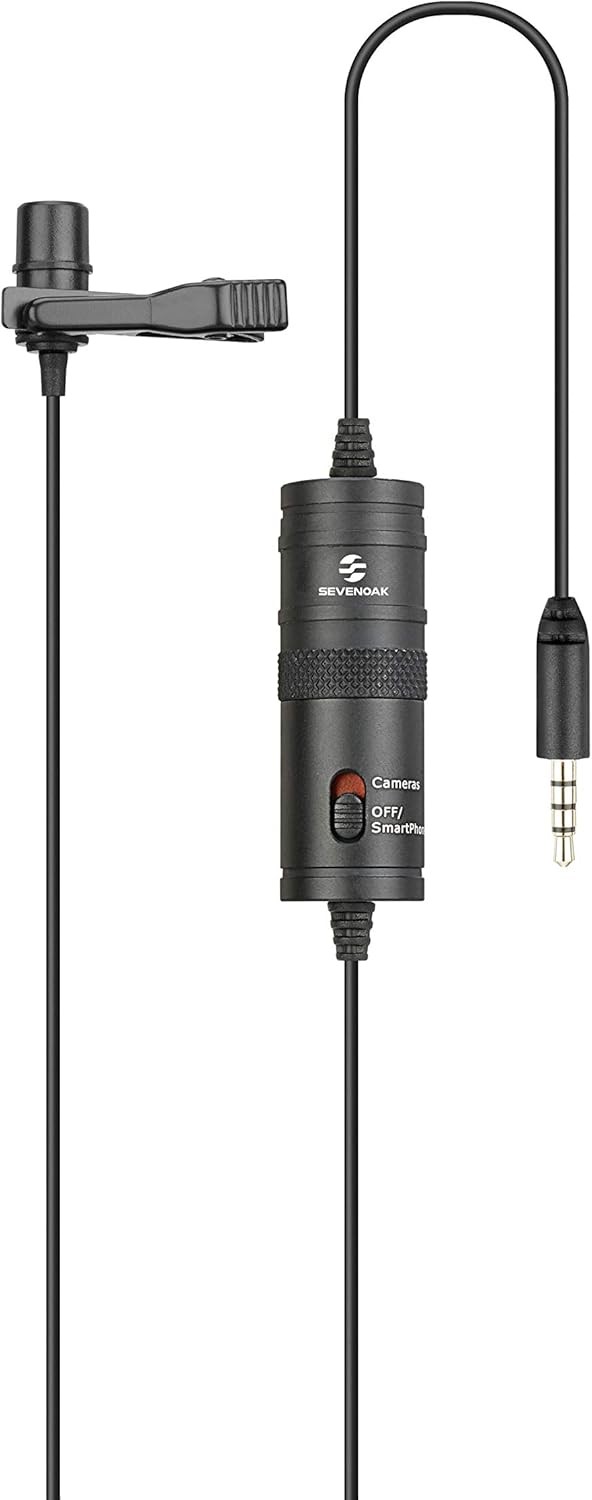 Microfone De Lapela Boya BY-M1 Condensador Omnidirecional - BY-M1