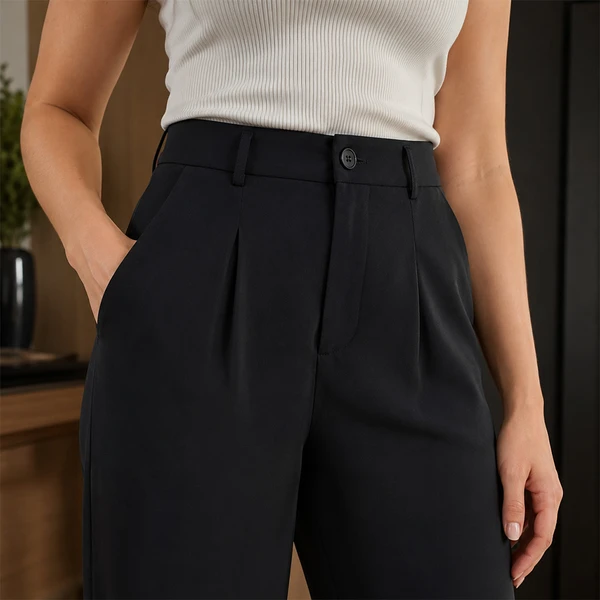 [LEVE 3 PAGUE 2] Calça Feminina Helena em Seda Gelo e Elastano (Elegante, confortável e irresistível!)