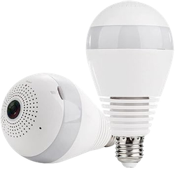 Câmera Lâmpada LED 360º WIFI Vr Cam Full View