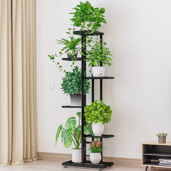 Estante Suporte para Plantas com 6 Níveis | Ideal para Jardim, Varanda e Sala