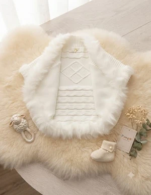 CAPA TRICOT TRANCAS E PELE 20869 CREME PITUCHINHUS