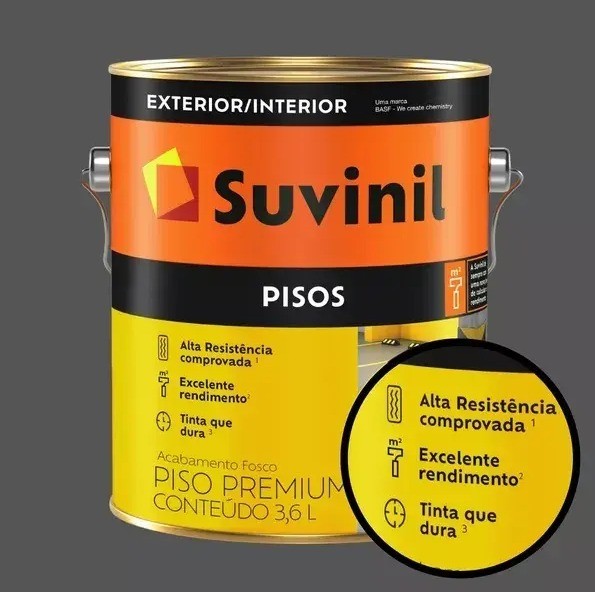 Tinta Para Piso Suvinil 3,6L