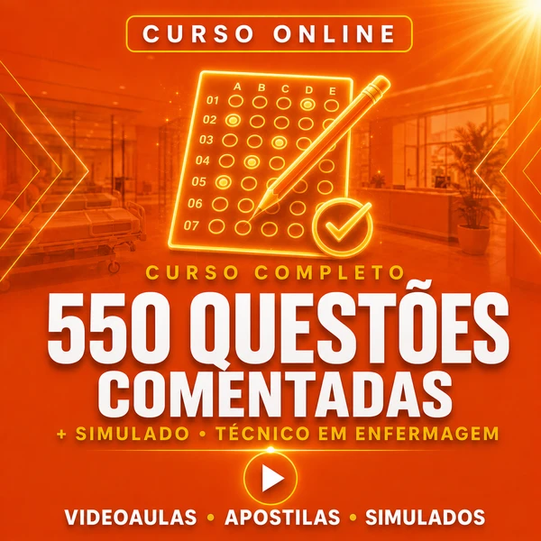 Curso Técnico em Enfermagem - Rede Sarah | Videoaulas + Apostilas + Simulados