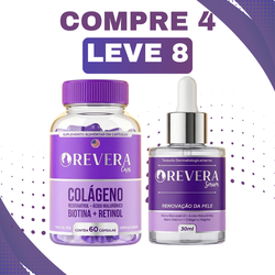 Revera Caps 1 Pote 60 Cáps + Sérum facial Original Rejuvenescedor + Frete Grátis