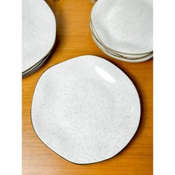 Kit 6 Pratos Rasos + 6 Pratos Sobremesa Ryo Maresia Oxford