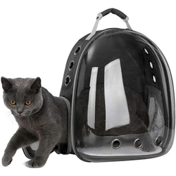 Mochila Pet Para Transporte De Cães E Gatos Visão Panorâmica