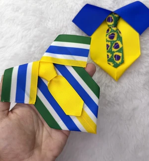 Gravata Camisa Brasil - Copa - 4 unid 