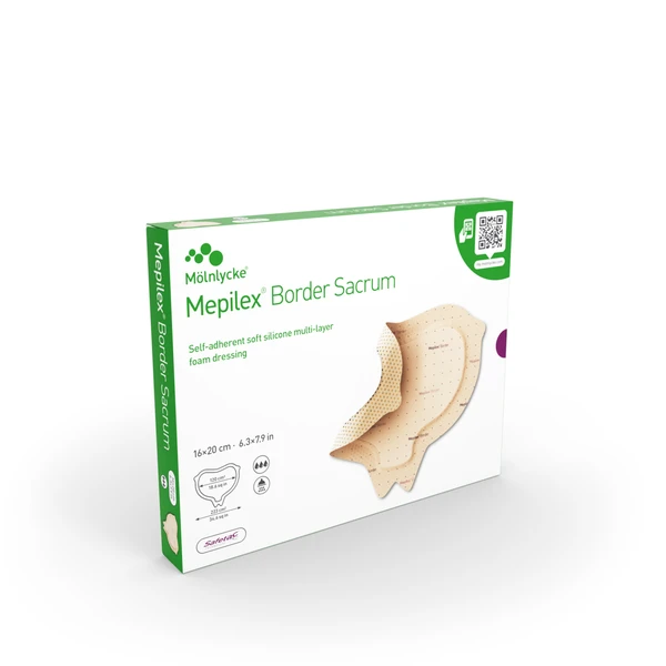 Curativo Mepilex Border Sacrum de Silicone - 16 x 20 cm - Molnlycke