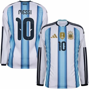 Camisa Seleção Argentina Home 2026/27 Messi 10 - Manga longa