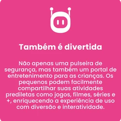 Pulseira de Identificação OKERX Kids - Segurança para Crianças