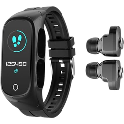 Smartwatch Relógio inteligente Fone Bluetooth 2 em 1 N8 (PRE