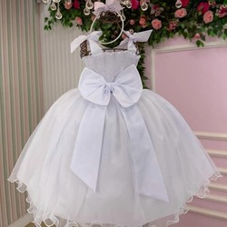 Vestido Elegância - Branco  