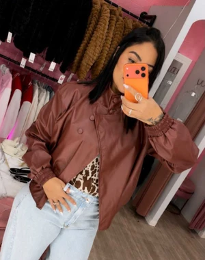 JAQUETA INSPIRAÇÃO ZARA MARROM