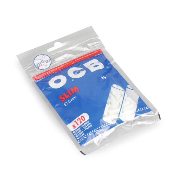 Filtro para Cigarro OCB Slim 6mm (Pacote com 120)