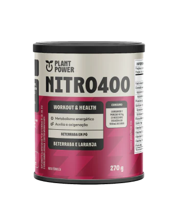 NITRO400 - BETERRABA E LARANJA - 270G - PLANT POWER