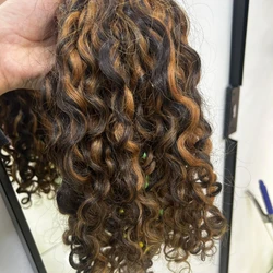 Cabelo Cacho Caipira Iluminado Claro Fios de 55 cm (100g)