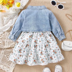 Conjunto Jaqueta e Vestido Floral