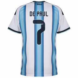 Camisa Seleção Argentina Home 2026/27 De Paul 7