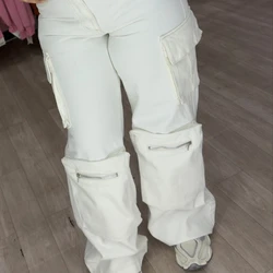 Calça cargo crua 