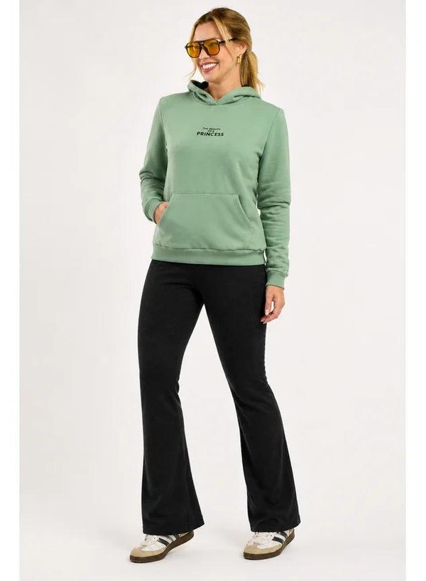 Conjunto Moleton com Calça Térmica Class Verde e Preto