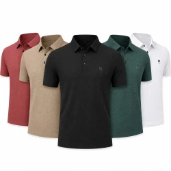 [LEVE 5 PAGUE 3] Polo Masculina Ravello em Malha Seda Gelo e Elastano Premium (Sofisticação em Cada Detalhe)